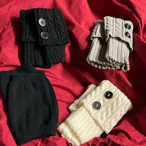 4pairs of ankle warmers